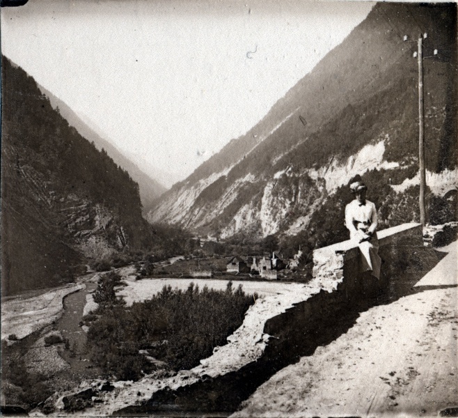 juillet 1914, route de Bourg d'Oisans  la Mure: Genevive