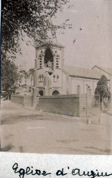 Anzin, juin 1915: glise