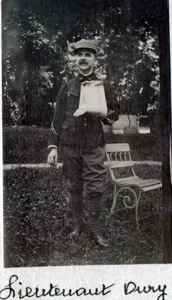 Vichy, 1915: lieutenant Oury