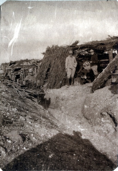 La Targette, octobre 1915: position de batterie