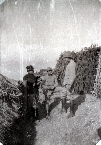 La Targette, octobre 1915: position de batterie