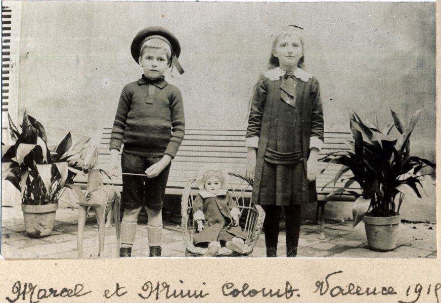 Valence, 1915: Marcel et Mimi Colomb