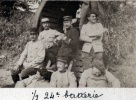 Artois, 1915: 24e demi-batterie (Louis au fond  gauche)