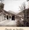 Route de Courbons, novembre 1915: Paule, Franois, Toinon, Genevive