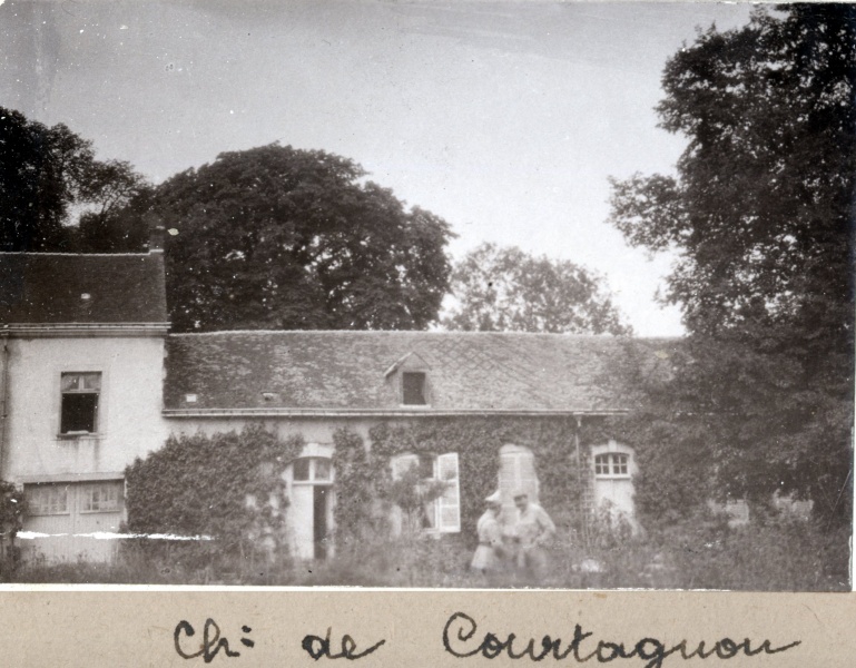 Courtagnon, 1916: le chteau