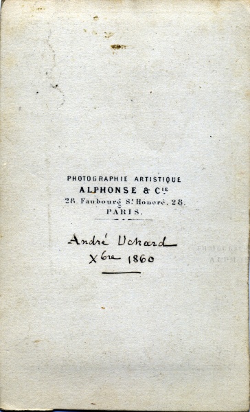 Dos de la photo prcdente