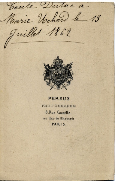 Dos de la photo prcdente