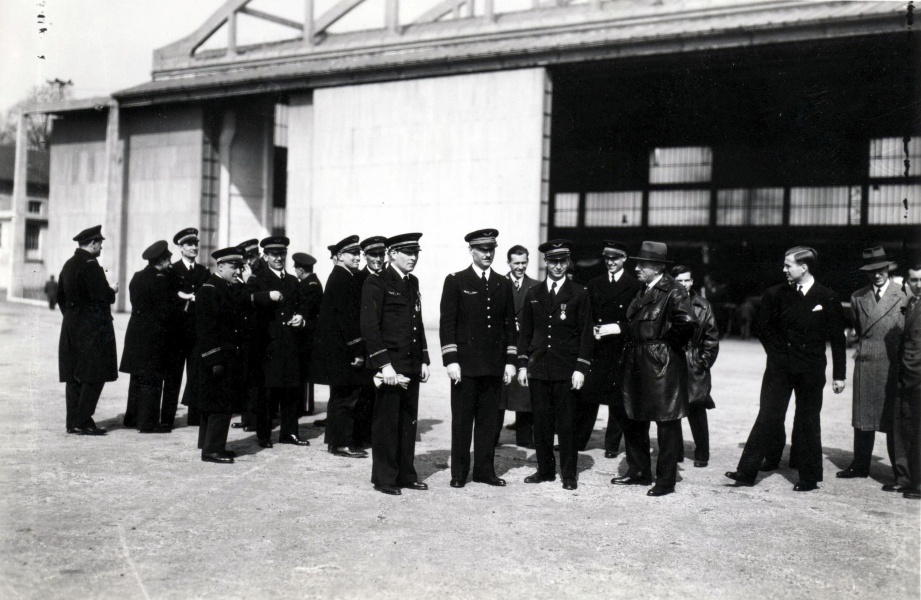 Avord, 05/1934: remise de dcoration  Jacques