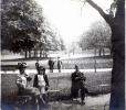 1905, Parc Monceau: Genevive, Marguerite et Maurice Uchard; Pierre et Georges Uchard, Louis