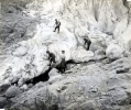 1904, glacier de Largentire: Louis, Genevive et autres